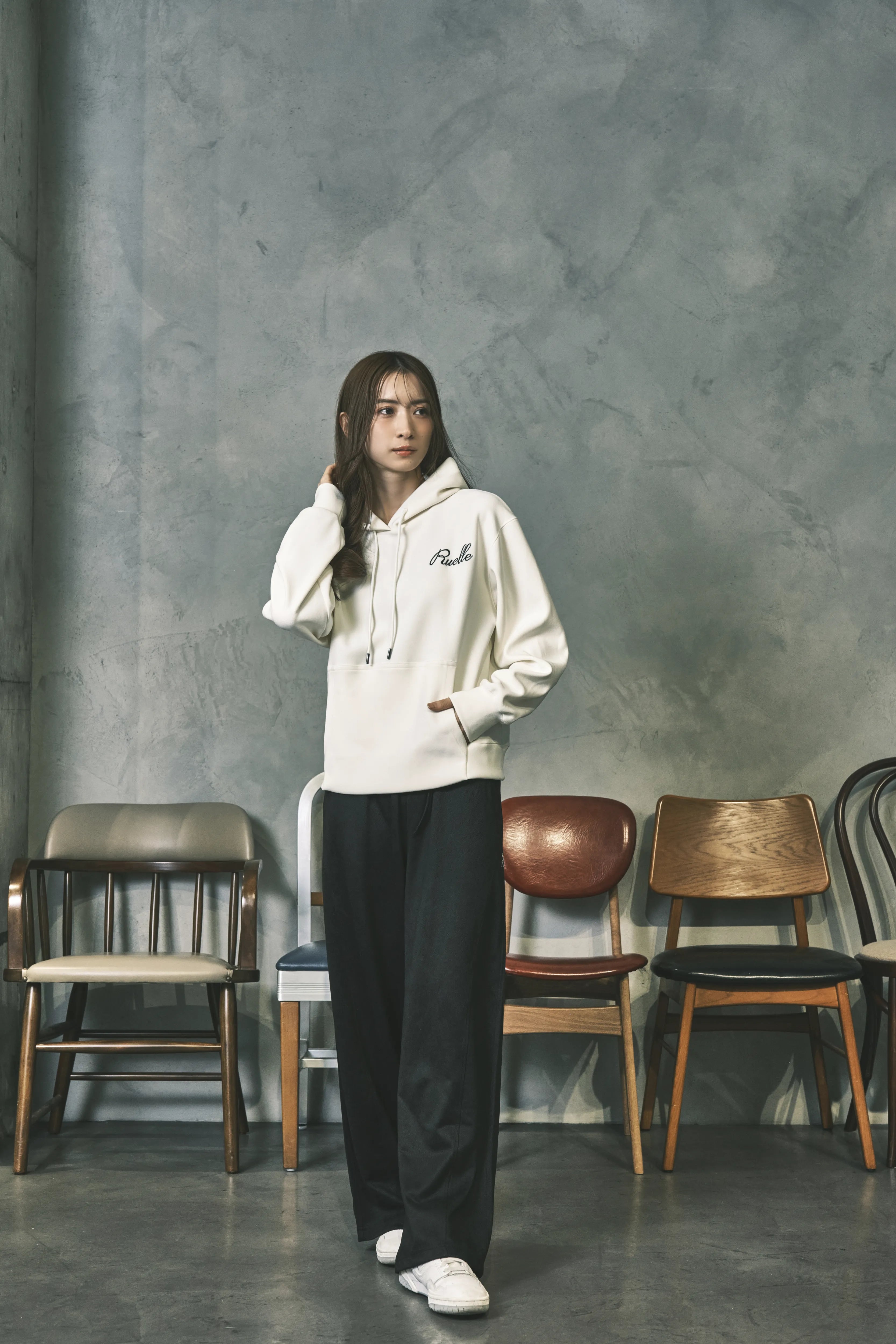 Signature Logo Jersey Hoodie-13