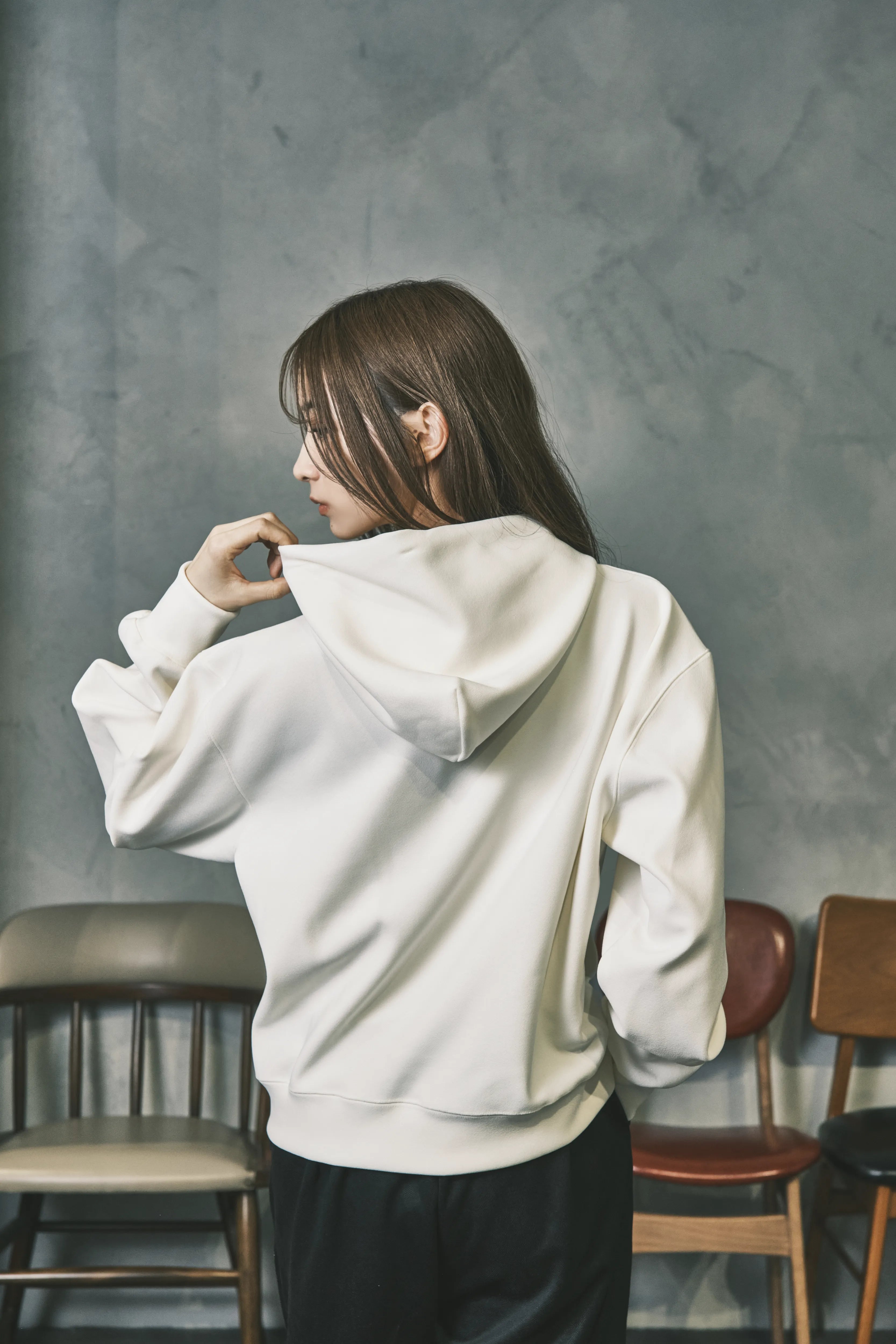 Signature Logo Jersey Hoodie-11