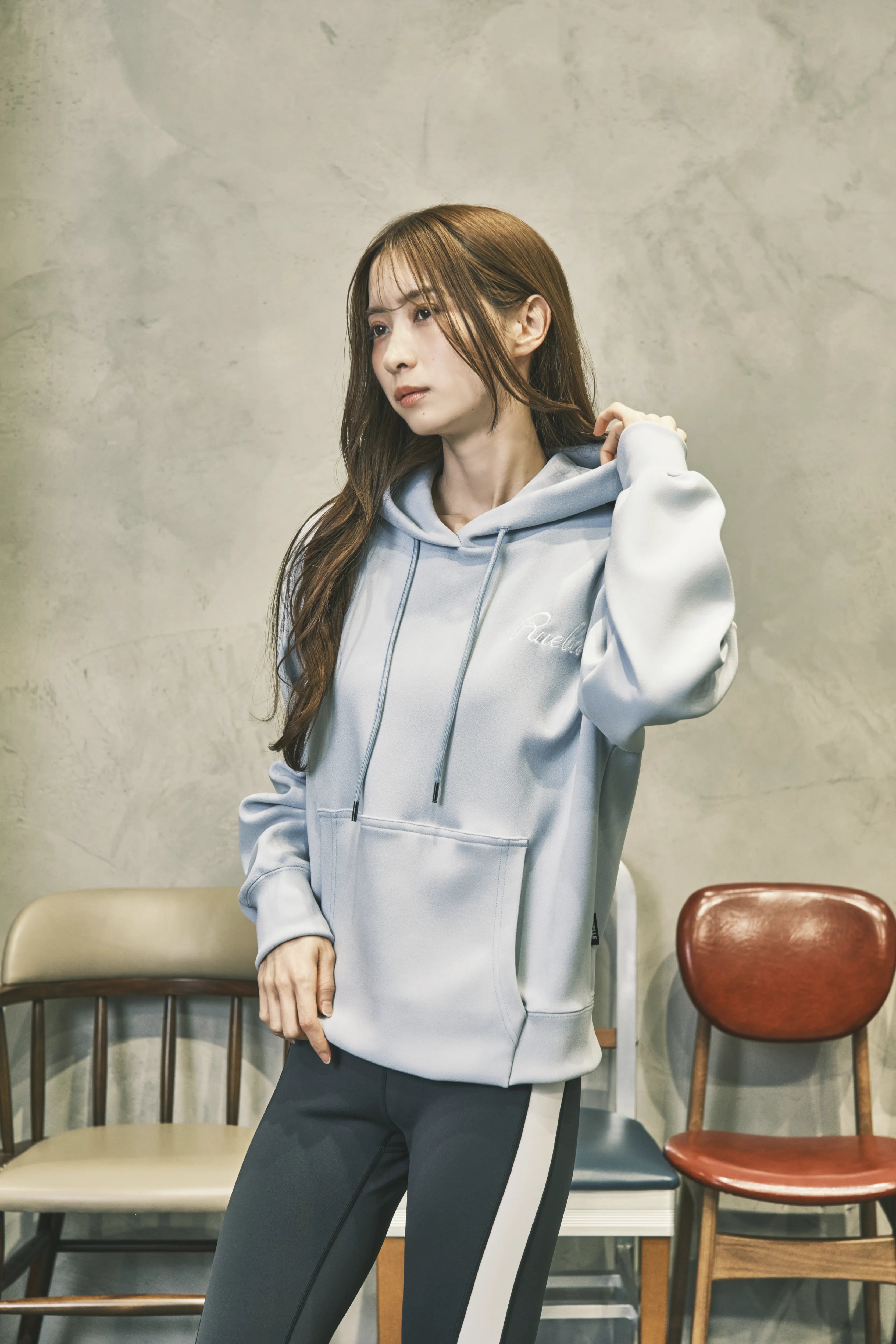 Signature Logo Jersey Hoodie-7