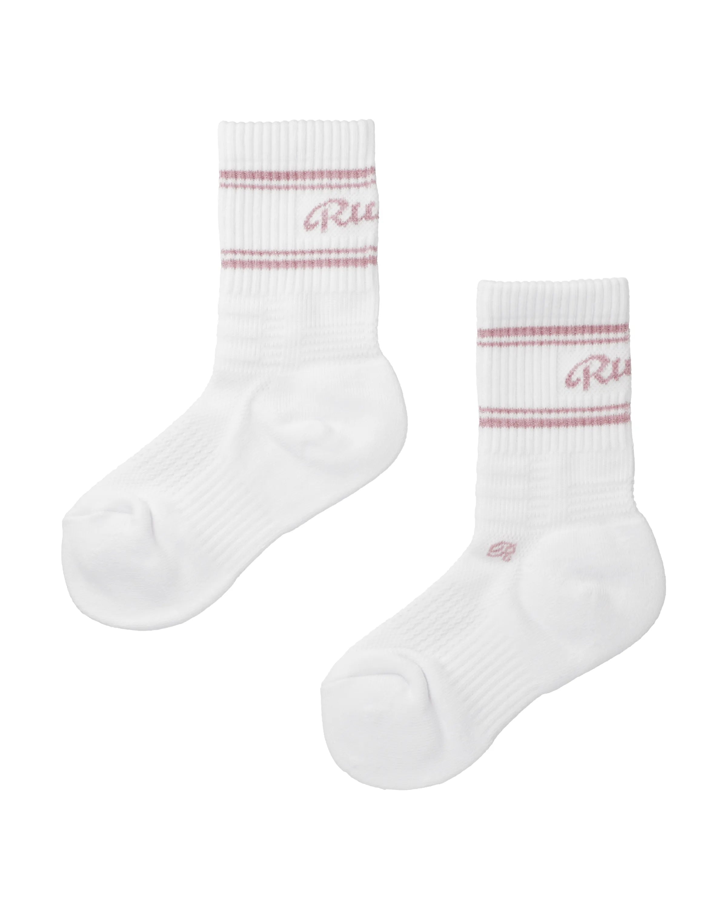 Arc Logo Glitter Crew Socks-7