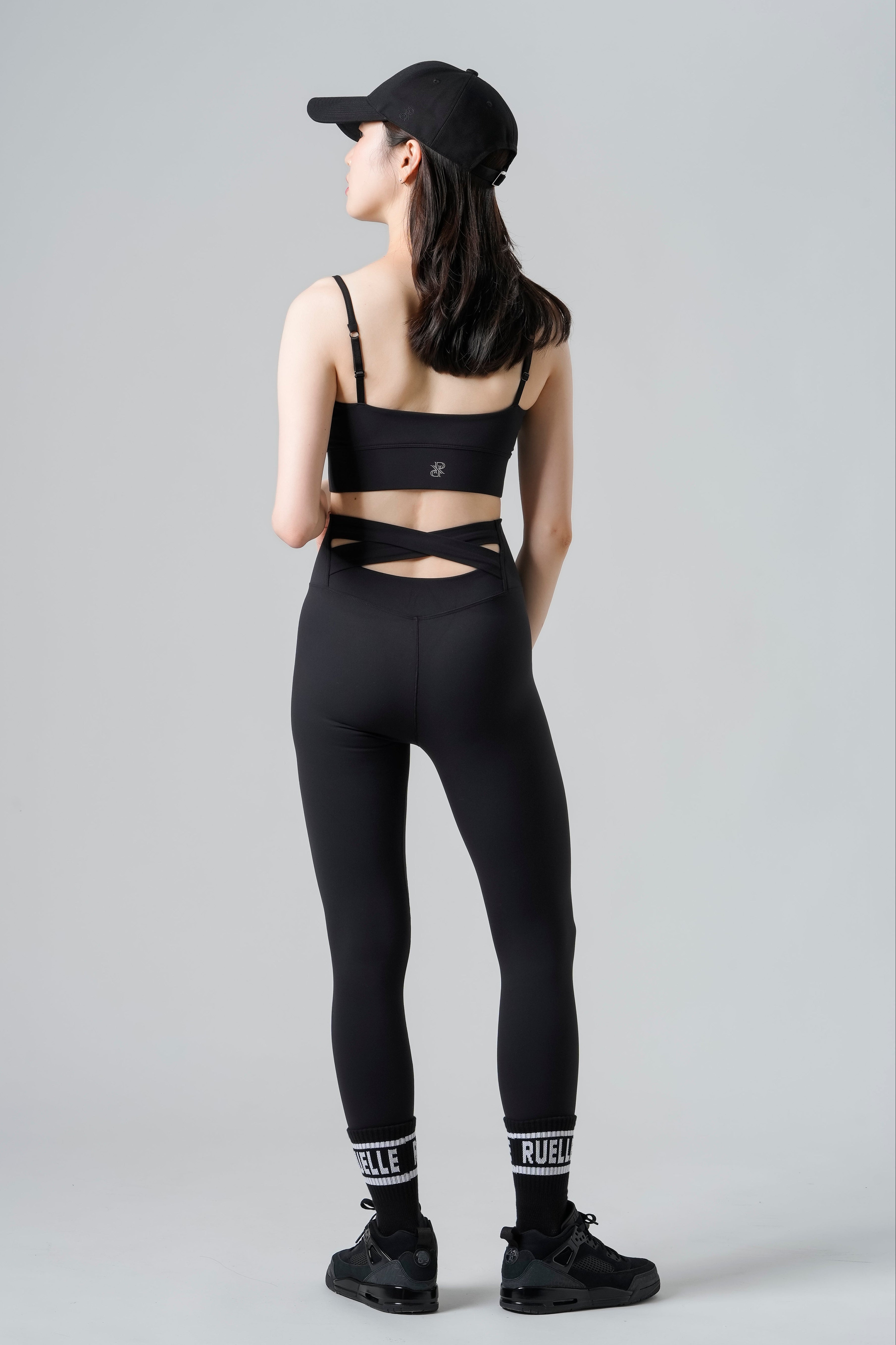 Aeral Back Cross Leggings-5
