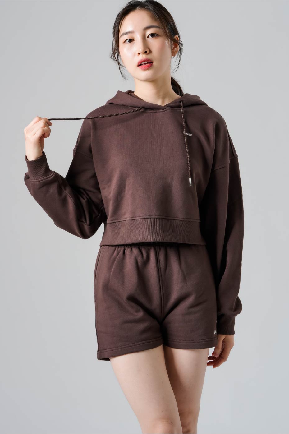 Cropped Hoodie Pullover-4