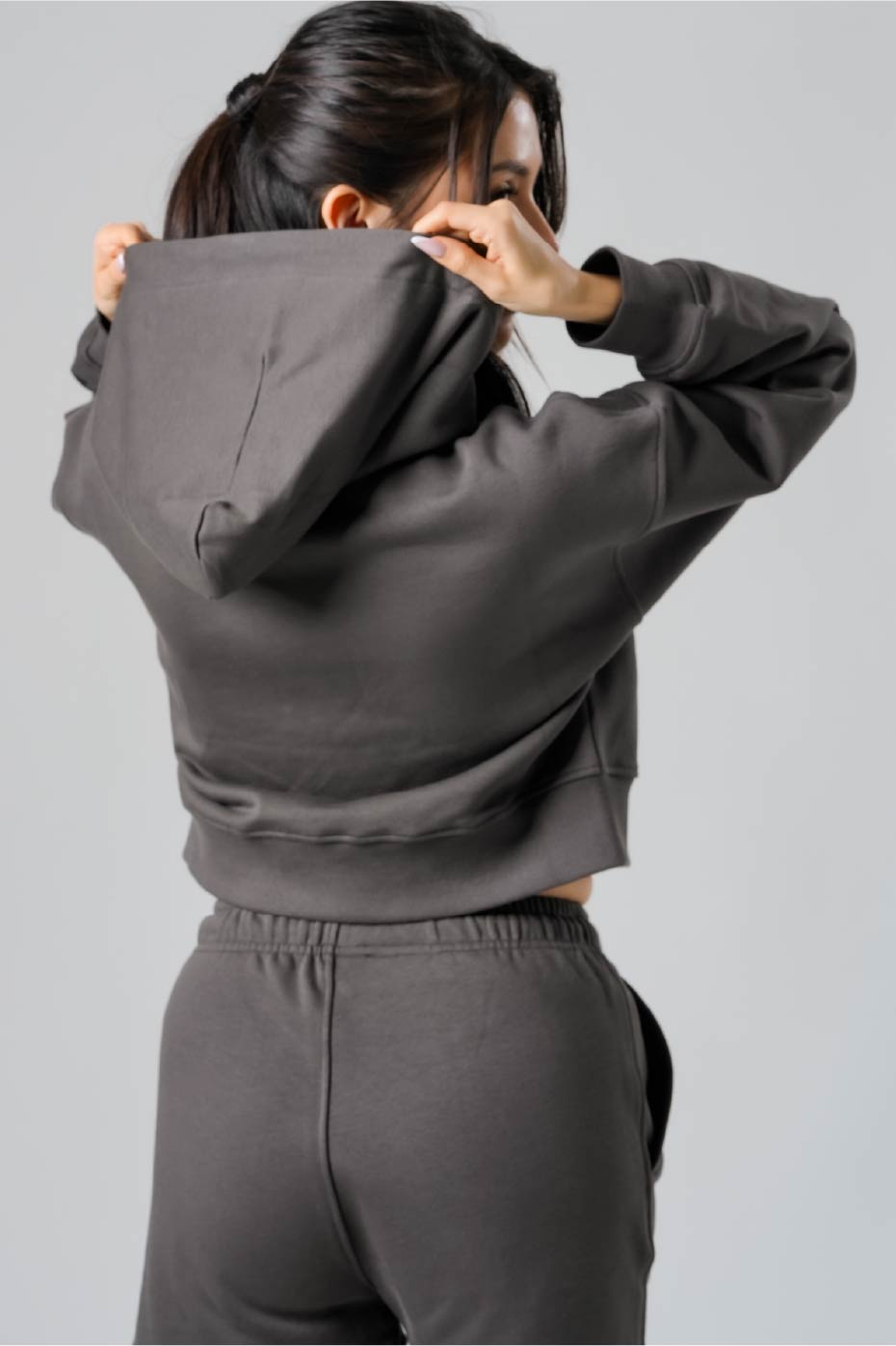 Cropped Hoodie Pullover-10