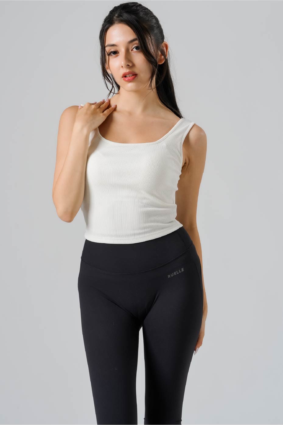 Ribbed Bra Tank Top-4