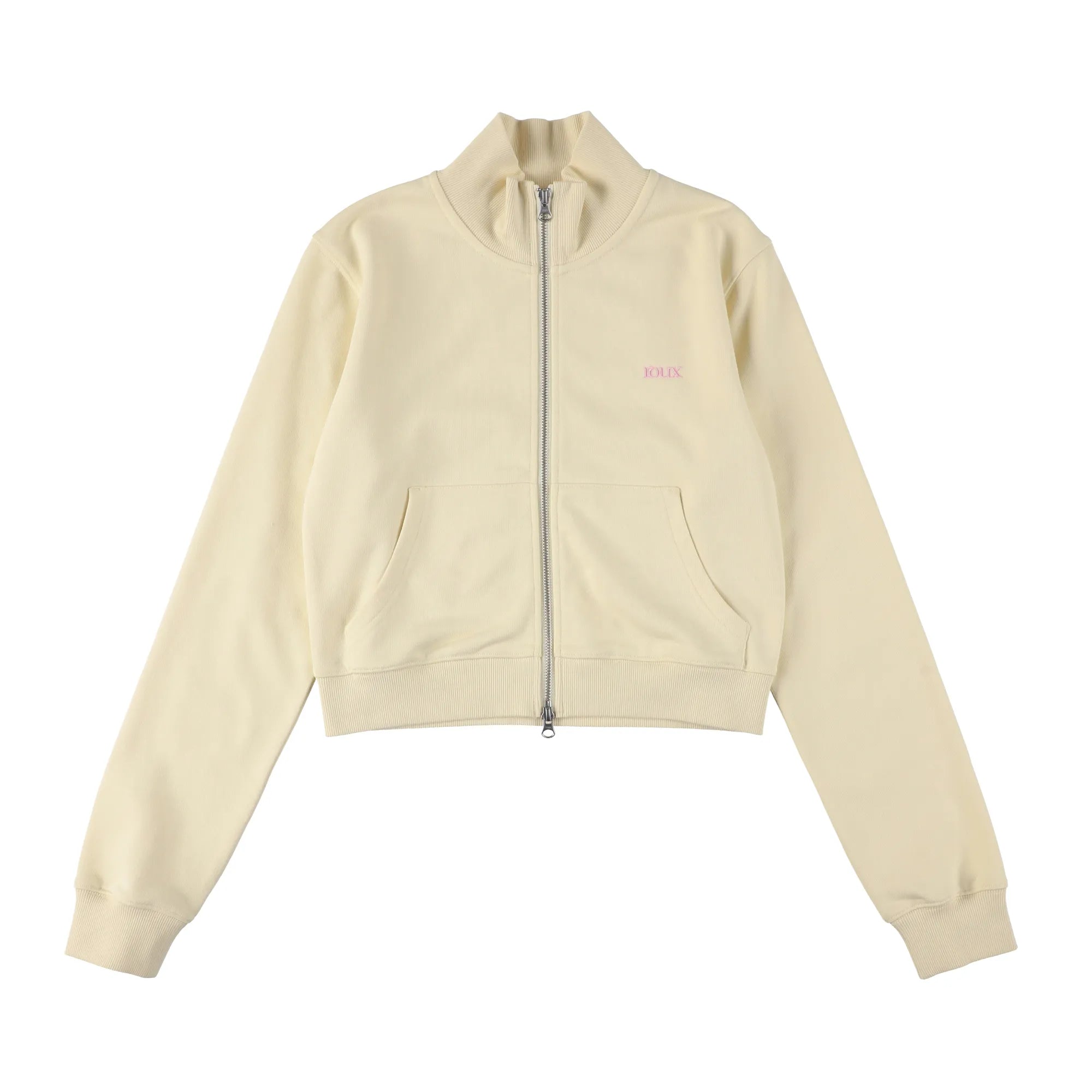 Stand Collar Zip Jacket-4