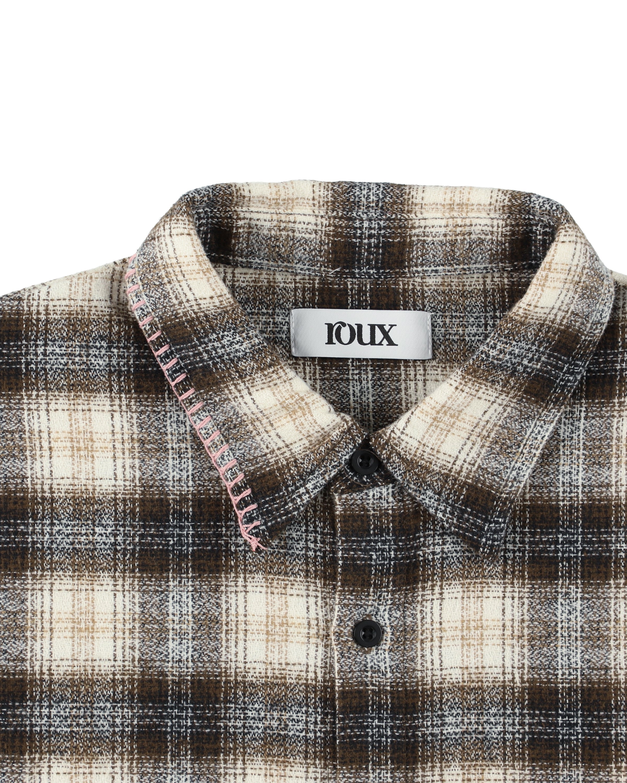 Stitched check shirt-7