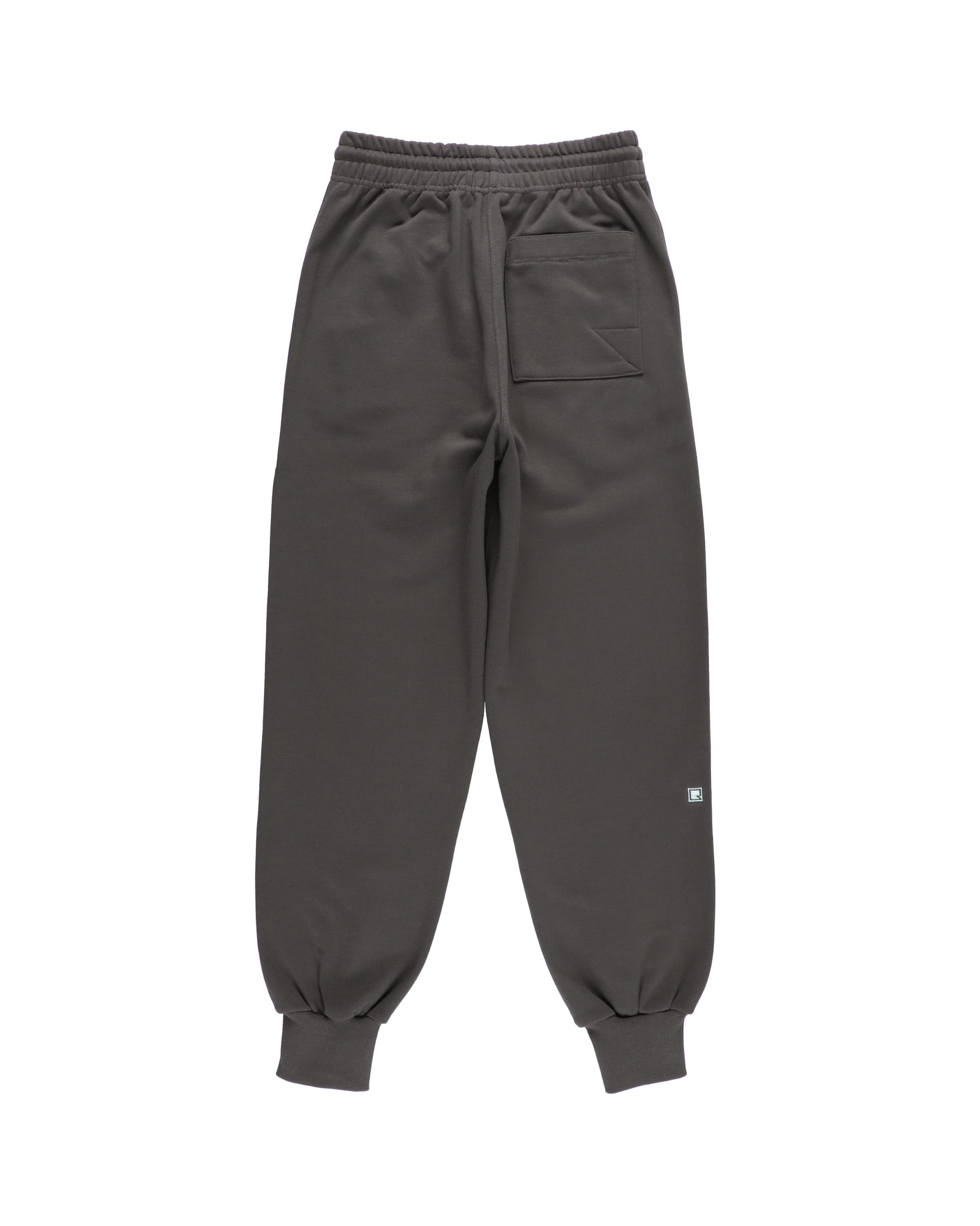 Ribbed Hem Relaxed Sweatpants-2