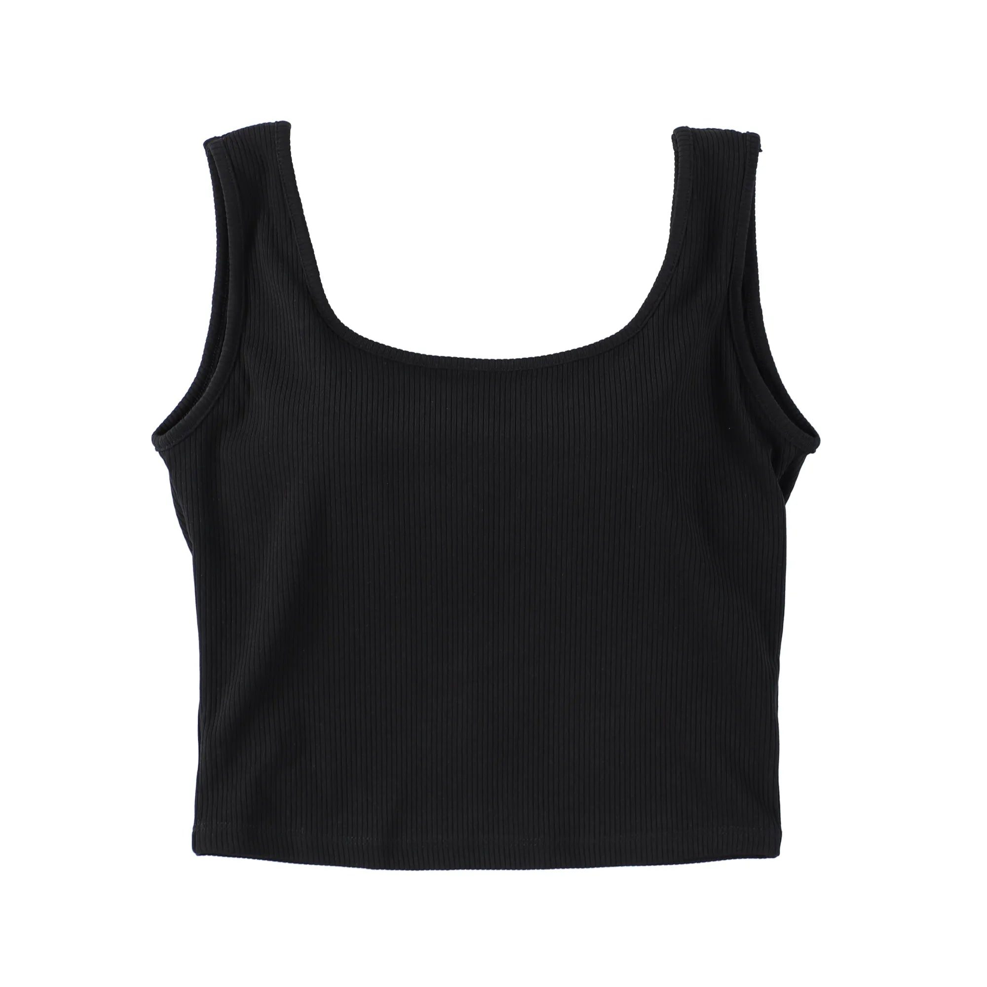 Ribbed Bra Tank Top-6