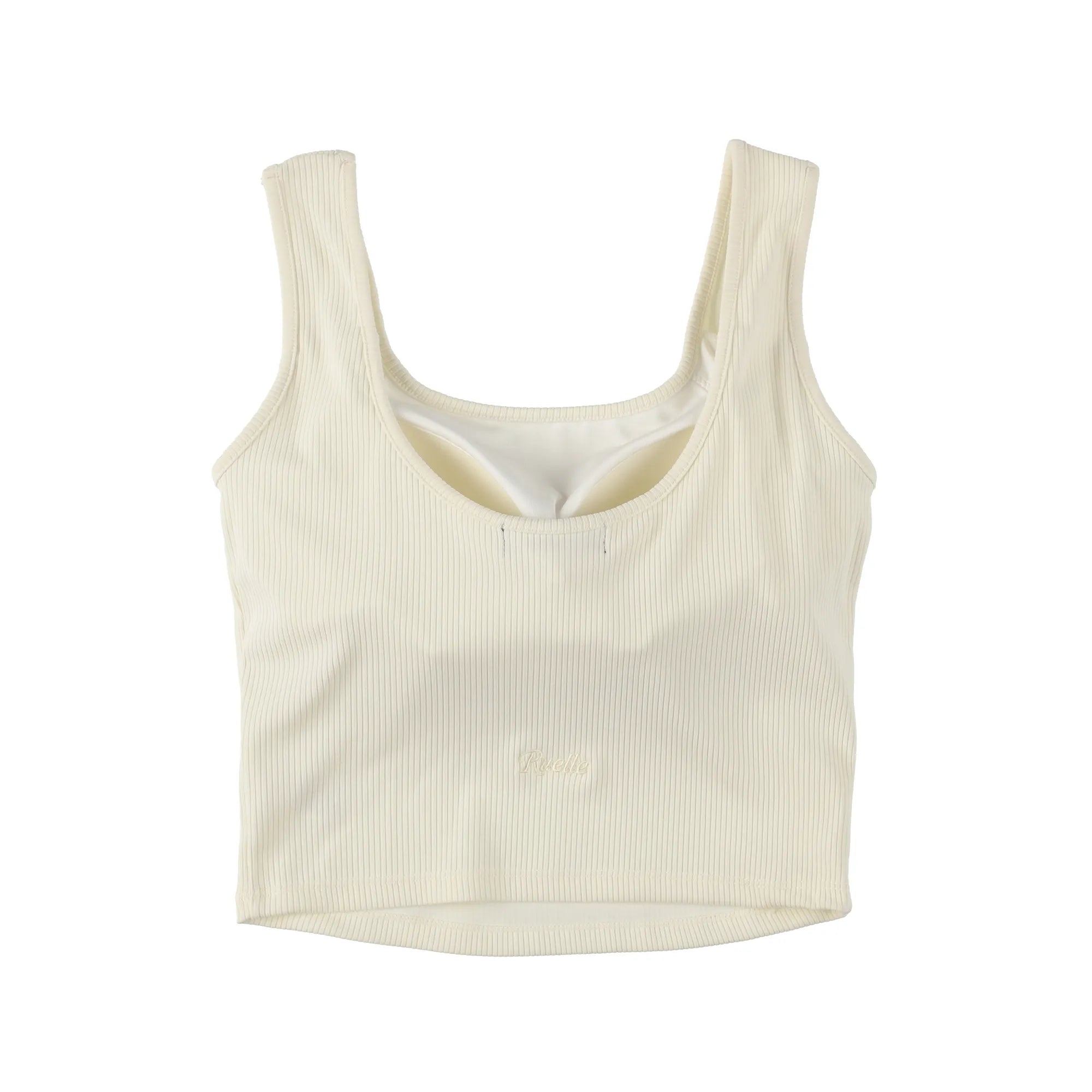 Ribbed Bra Tank Top-2