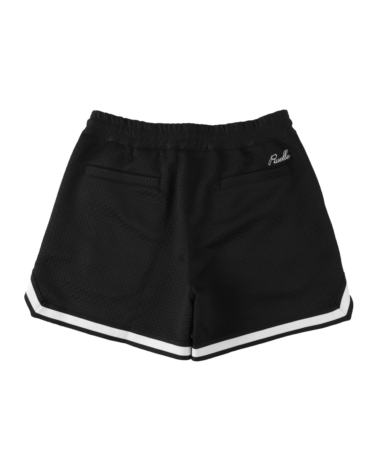 Textured Stretch Shorts-2
