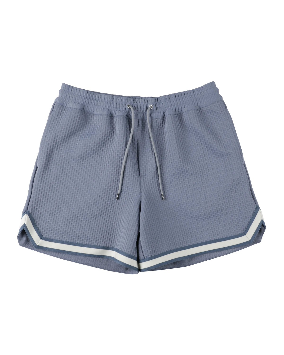 Textured Stretch Shorts-4