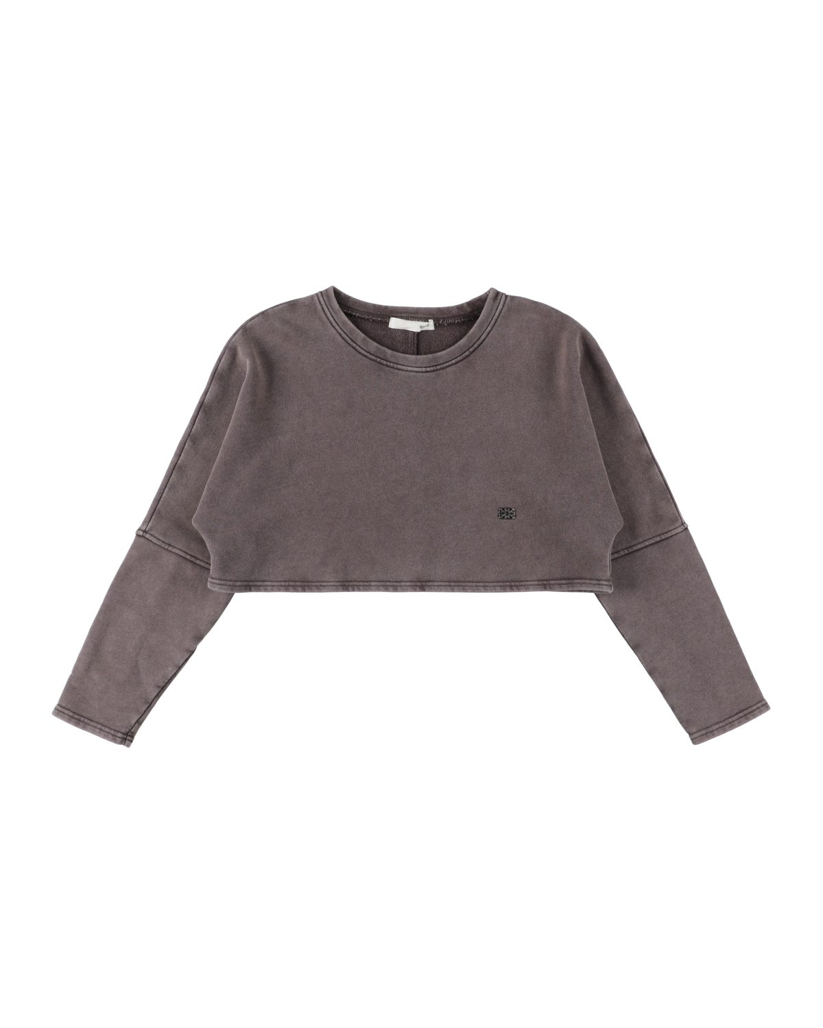 Hazed Pigment Cropped Pullover-10